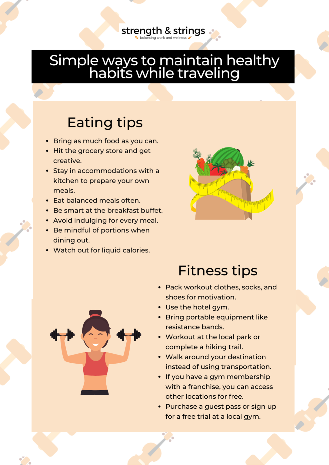 Simple ways to maintain healthy habits while traveling